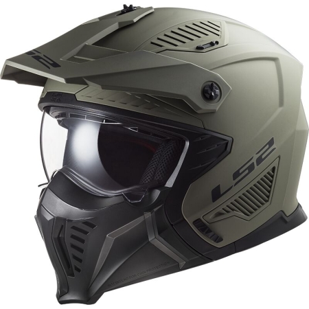 Kask z wypinaną szczęką LS2 Drifter Matt Sand